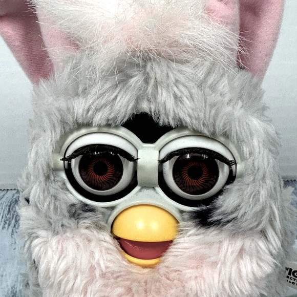 🧸SALE🧸Furby 1998 Works Great Pink & Gray Leopard - Picture 7 of 12